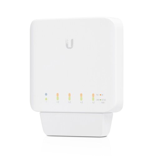 Ubiquiti UniFi USW Flex - Managed, Layer 2 Gigabit Switch with Auto-sensing 802.3af PoE Support. 1x PoE In, 4x PoE Out, Ubiquiti UniFi USW Flex - Managed, Layer 2 Gigabit Switch with Auto-sensing 802.3af PoE Support. 1x PoE In, 4x PoE Out,